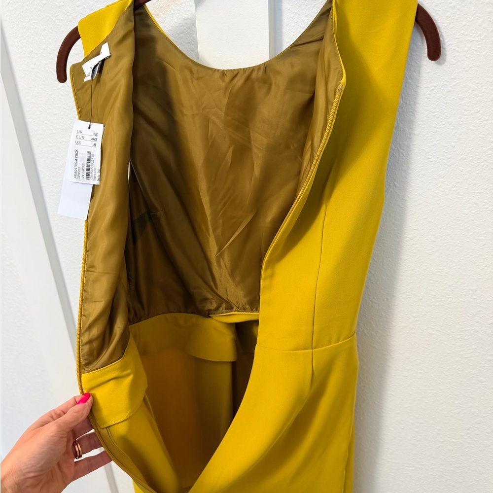 Topshop Yellow Cutout Jumpsuit - Picture 14 of 16